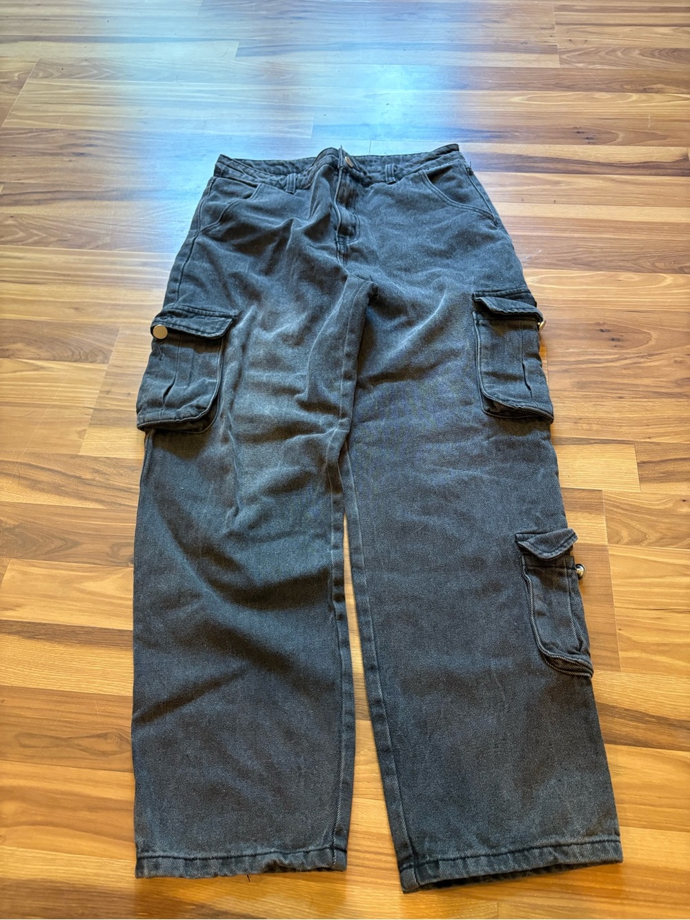 J for Justice Women’s  Black Cargo Pants - Classic Workwear Style